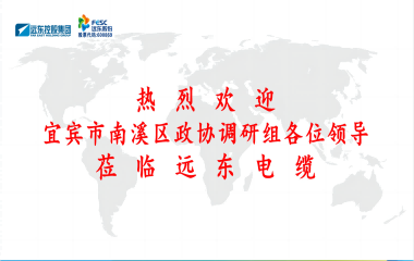 南溪區(qū)政協(xié)黨組書記、主席余水情率隊(duì)蒞臨遠(yuǎn)東電纜宜賓參觀調(diào)研